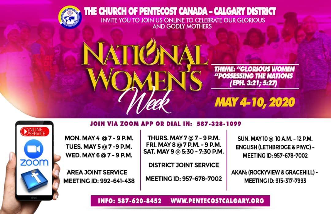 National Women's Week Church of Pentecost Calgary