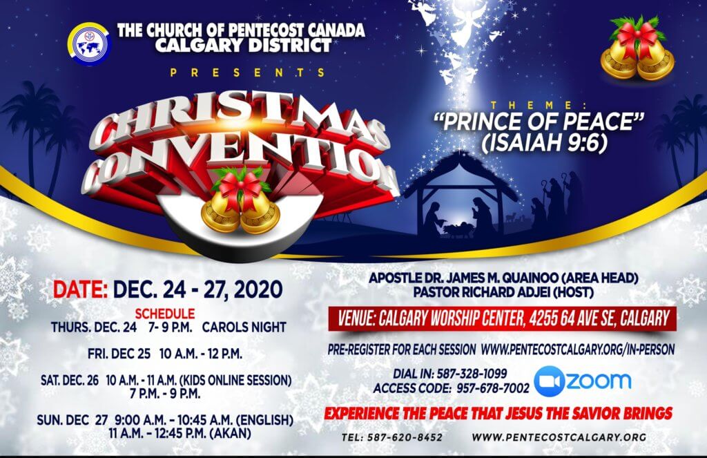 Christmas Convention Church of Pentecost Calgary